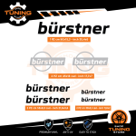 Kit Decalcomanie Adesivi Stickers Camper Burstner - versione G