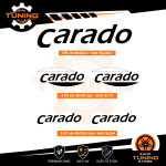Kit de pegatinas Camper calcomanías Carado - versione F