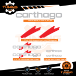 Kit de pegatinas Camper calcomanías Carthago - versione A