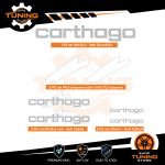 Kit Decalcomanie Adesivi Stickers Camper Carthago - versione C