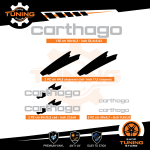 Kit Decalcomanie Adesivi Stickers Camper Carthago - versione E