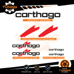 Kit de pegatinas Camper calcomanías Carthago - versione F