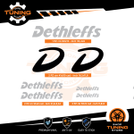Kit Decalcomanie Adesivi Stickers Camper Dethleffs - versione A