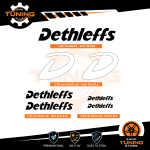Kit Decalcomanie Adesivi Stickers Camper Dethleffs - versione D