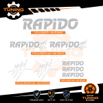 Camper Stickers Kit Decals Rapido - versione A