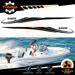 Kit Autocollants Bateau Ranieri Shadow 19 ver 1