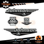 Outboard Marine Engine Stickers Kit Johnson 225 Hp Ocenapro - Mimetico B