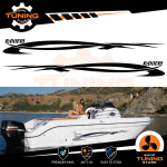 Kit de pegatinas para barcos Ranieri Shadow 30 ver 2