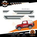 Kit de pegatinas de coche calcomanías Suzuki Samurai Grigio Lineare