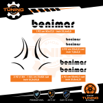Kit Decalcomanie Adesivi Stickers Camper Benimar - versione A