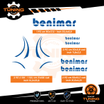 Kit Decalcomanie Adesivi Stickers Camper Benimar - versione C
