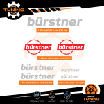 Kit Decalcomanie Adesivi Stickers Camper Burstner - versione B
