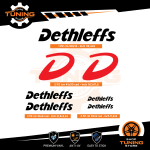 Kit Decalcomanie Adesivi Stickers Camper Dethleffs - versione H