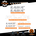 Camper Stickers Kit Decals Laika - versione A