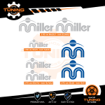 Kit Decalcomanie Adesivi Stickers Camper Miller - versione A