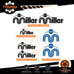 Kit Decalcomanie Adesivi Stickers Camper Miller - versione C
