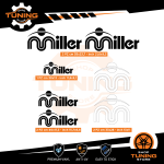 Kit Decalcomanie Adesivi Stickers Camper Miller - versione D