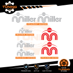 Kit Decalcomanie Adesivi Stickers Camper Miller - versione E