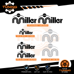 Kit Decalcomanie Adesivi Stickers Camper Miller - versione G
