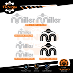Kit Decalcomanie Adesivi Stickers Camper Miller - versione H