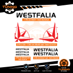 Autocollants de Camper Kit Stickers Westfalia - versione L