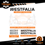 Autocollants de Camper Kit Stickers Westfalia - versione O
