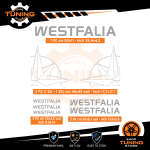 Autocollants de Camper Kit Stickers Westfalia - versione P
