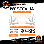 Autocollants de Camper Kit Stickers Westfalia - versione R