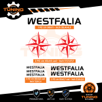 Kit Decalcomanie Adesivi Stickers Camper Westfalia - versione C