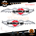 Car Stickers Kit Decals Suzuki Samurai cm 65x16 Ver A