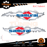 Autocollants de voiture Kit Stickers Suzuki Samurai cm 65x16 Ver B