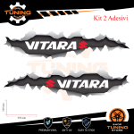 Autocollants de voiture Kit Stickers Suzuki Vitara cm 65x16 Vers A