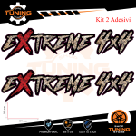 Car Stickers Kit Decals EXTREME 4X4 cm 65x16 Vers B