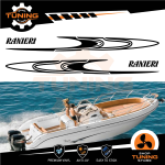 Boat Stickers Kit Ranieri Voyager 30 ver 5