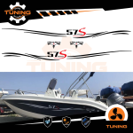 Boat Stickers Kit Trimarchi 57 S