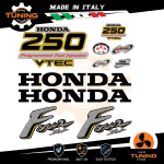 Kit d'autocollants pour moteur hors-bord Honda 250 Ch Four Stroke - V-Tec
