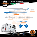 Kit Decalcomanie Adesivi Stickers Camper Challenger - versione L