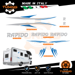 Kit Decalcomanie Adesivi Stickers Camper Rapido - versione I