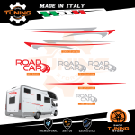Kit Decalcomanie Adesivi Stickers Camper Road-Car - versione H
