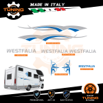 Kit Decalcomanie Adesivi Stickers Camper Westfalia - versione J