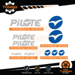 Kit Decalcomanie Adesivi Stickers Camper Pilote - versione A