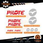 Kit Decalcomanie Adesivi Stickers Camper Pilote - versione E