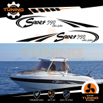 Kit de pegatinas para barcos Saver 590 Cabin Fish