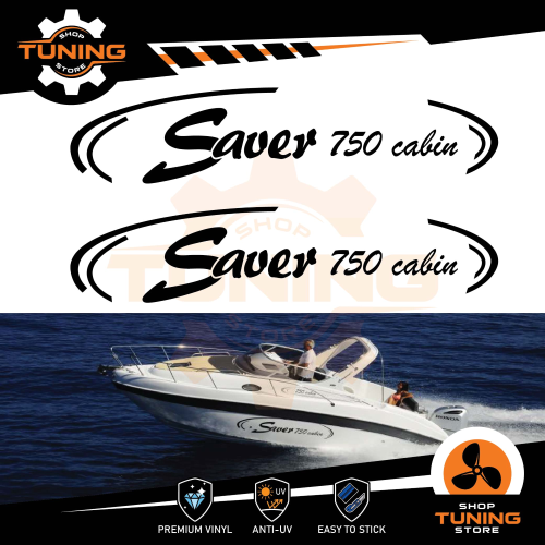 Prodotto: Saver_750_Cabin - Kit Adesivi Barca Saver 750 Cabin - OraInkJet