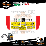 Work Vehicle Stickers Volvo Excavator EC17C