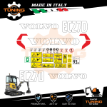 Kit Adesivi Mezzi da Lavoro Volvo Escavatore EC27D