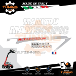 Kit Adhesivo Medios de Trabajo Manitou Levantador MLT634-120 LSU Serie D-E3