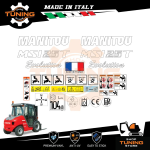 Kit Adesivi Mezzi da Lavoro Manitou Carrello Elevatore MSI25 T Evo serie 2-E3