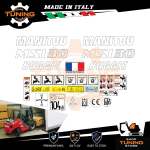 Kit Adesivi Mezzi da Lavoro Manitou Carrello Elevatore MSI30 Buggie serie 2-E3