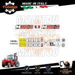 Kit Adhesivo Medios de Trabajo Manitou carretilla elevadora M26-2 Serie 3-E2